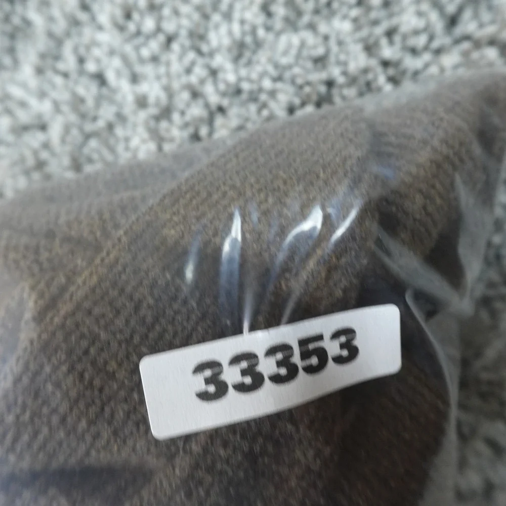 Banana Republic Sweater Mens M Brown Waffle Knit Thermal Crewneck Pullover Cozy